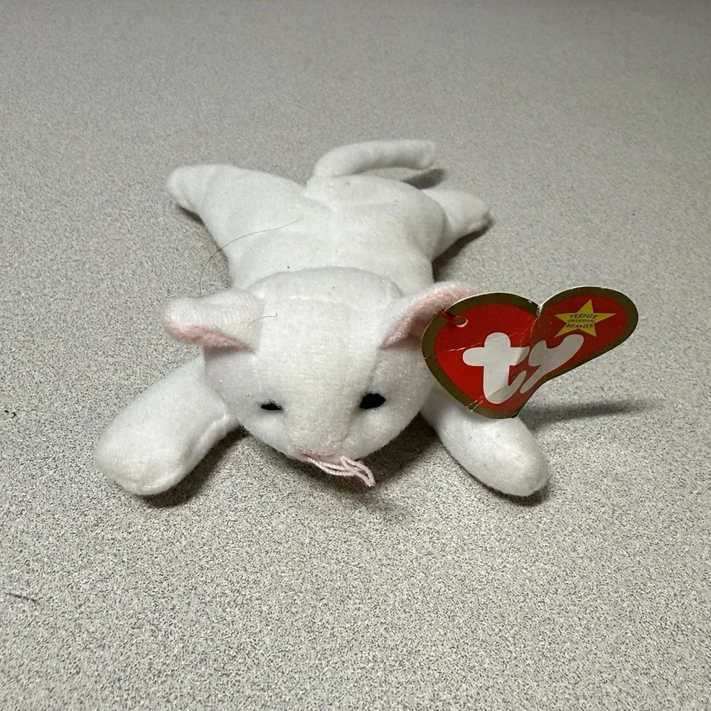 Ty Beanie Baby Flip the Cat With Tags 1999 - With Tag errors -‎ NEW